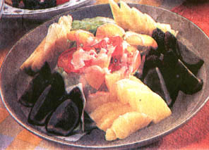 Century Egg Fruit Salad